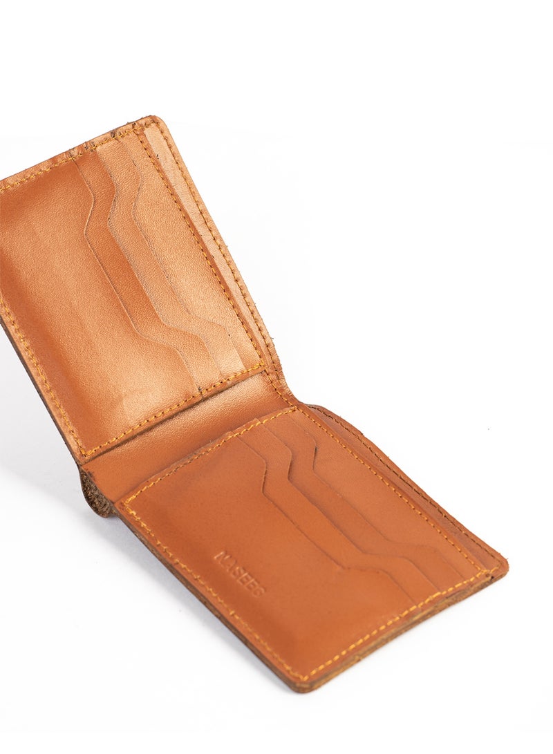 NASEEG Narmer Genuine Leather Wallet From Naseeg - Havan Brown - Image 4